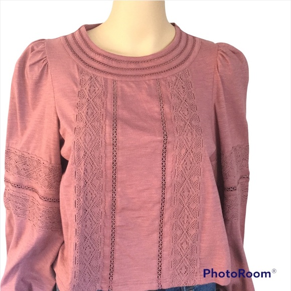 Topshop Puffy Sleeve Top - Picture 5 of 6